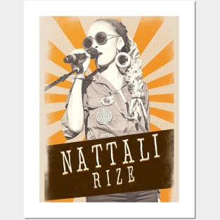 Vintage Aesthetic Nattali Rize Reggae Posters and Art